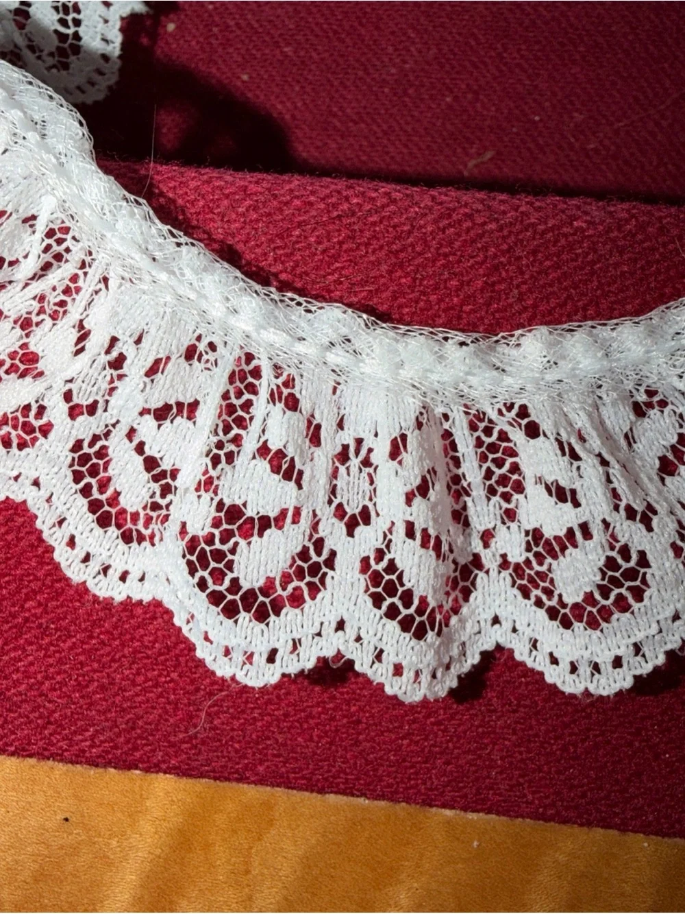VINTAGE WHITE LACE,  Large LOT, 3 Kinds, Flowers,  3” Wide Roses, Lace Trim LOT